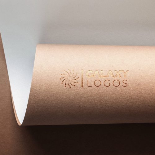 Gold paper galaxy logo01